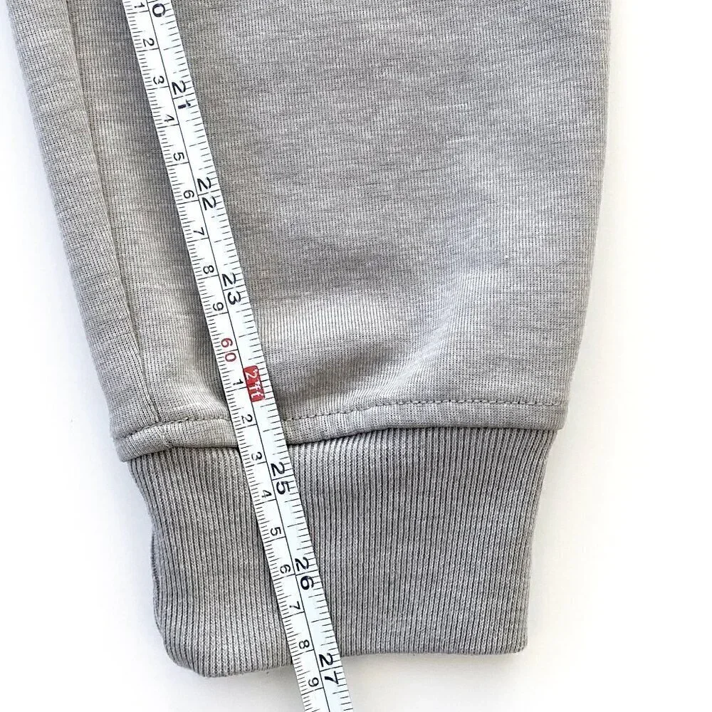 J.Crew Heather Gray Zip Pocket Jogger Sweatpants S